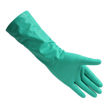 霍尼韦尔 LA132G-8丁腈防化手套耐酸碱防化耐油工业劳保防护防化手套 12副起订