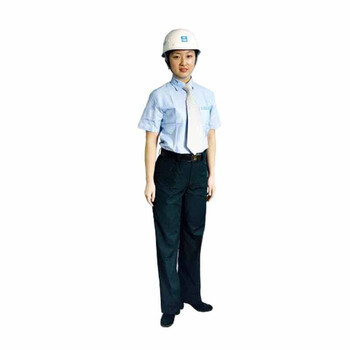聚远 JUYUAN 工作服 中国建筑 工装 男款短袖衬衣 .