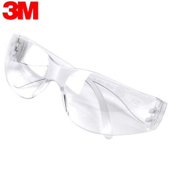 3M护目镜11228防风防尘防沙透明防护眼镜防刮擦户外骑行挡风眼镜 2付装 定做