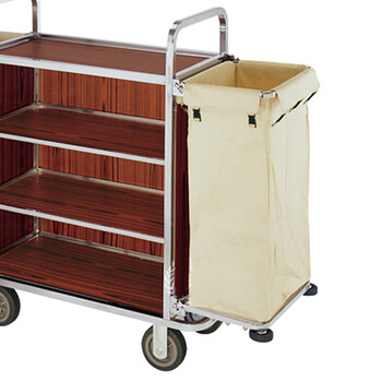 南 C-39 南方客房服务车 镜钢 分隔栏需单独购买 酒店服务车宾馆客房布草车房口车双边客房工作车