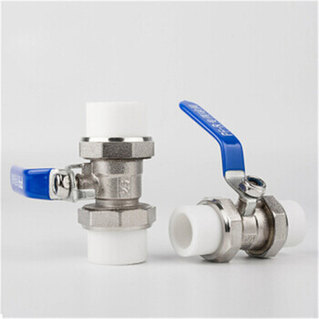 云筑  双活节铜球阀de25 快接铜球阀   铜球阀开关快速链接开关 1个价格   10个起发