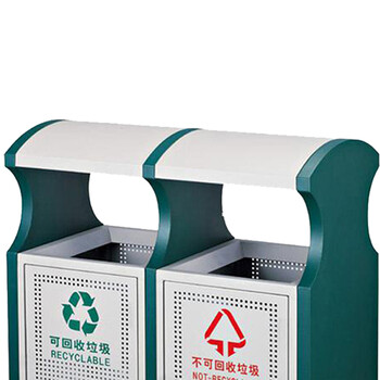 南 GPX-154A 分类环保垃圾桶 户外分类不锈钢垃圾箱 小区公园公用分类垃圾桶
