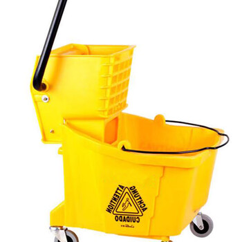 超洁亮（SUPER·CLEAN）B-040C 24升单桶榨水车 拖布挤水车