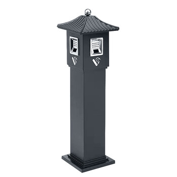 和畅（HC）GPX-114 座地烟灰柱 皱纹灰 烟蒂柱 烟灰桶 立式烟灰缸