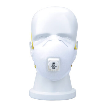 3M 8515CN焊接金属切割口罩头带式带呼吸阀KN95级防尘霾口罩10只装DKH