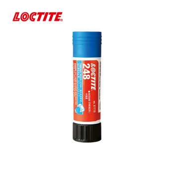 乐泰/loctite 248 螺纹锁固胶 中强度耐高温厌氧强力胶 蓝色膏状胶棒 19g 1支