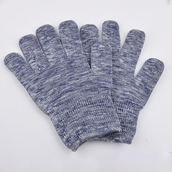 安美尚（ams） 麻色尼龙手套 劳保手套 工作手套  12双装（yu jie） 企业定制