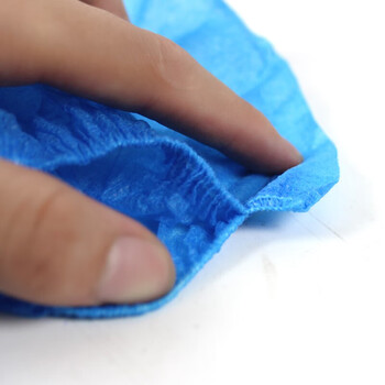 安美尚 （ams）一次性鞋套加厚无纺布鞋套 蓝色 加厚 均码 100只/包