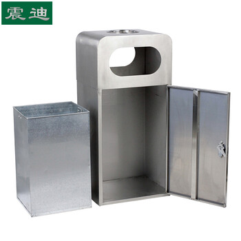震迪201不锈钢垃圾桶40*32*80cm分类垃圾箱可定制 KT806户外垃圾桶