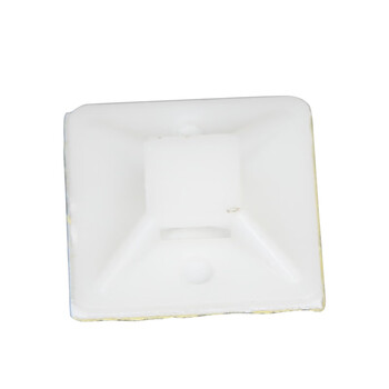 天旭吸盘定位片尼龙扎带固定器扎带白色固定座电线理线夹定位片20×20 500个