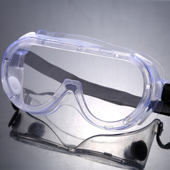 旷尔 软边防雾眼镜 防护眼罩 防沙防尘护目镜【白色2 10个】