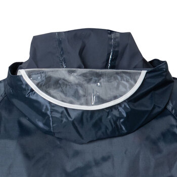 稳斯坦 分体巡逻雨衣雨裤套装 XXL/180黑色带帽檐 值勤 WST531(可定制)