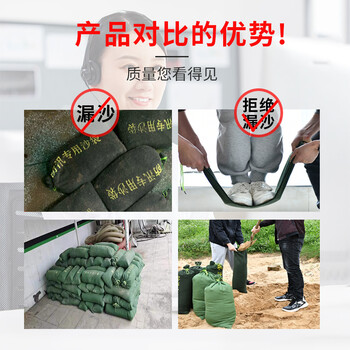锐护 防汛专用沙袋 消防应急物业挡水抗洪专用帆布袋吸水膨胀袋沙包（不含沙）30*70CM抽绳标准款 10条装