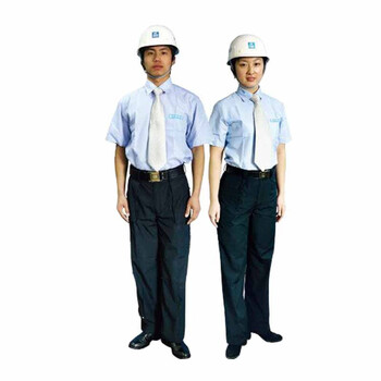 聚远 JUYUAN 工作服 中国建筑 工装 女款短袖衬衣 .