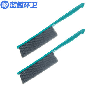蓝鲸环卫【象牙白+橄榄绿各一个】长柄软毛笤帚刷LJHW-9226