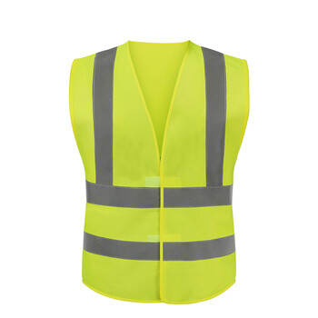 星工（XINGGONG）反光背心 马甲反光服骑行交通警示服安全员环卫荧光衣 荧光黄XGG-021
