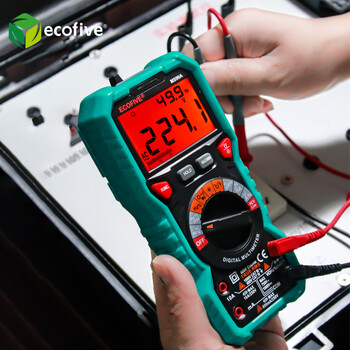 ecofive（莱靡） MS99A 数字万用表 数字多用表 智能防烧真有效值 1年维保