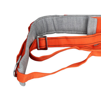天旭安全带防坠落双保险工地安全带安全绳户外施工保险带爬杆腰带红色 1套