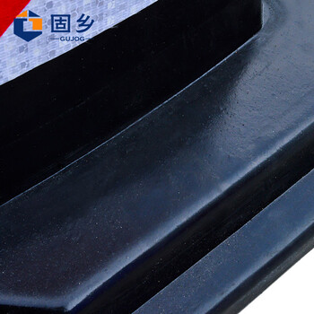 固乡 橡胶（路锥红白双耳大号）方锥交通反光锥 警示柱 隔离墩 路障 雪糕筒 禁止停车请勿泊车双环 高73cm