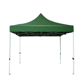 劳博士 LBS845 应急救援帐篷 雨棚帐篷伸缩遮阳雨伞防晒蓬 自动架墨绿3*3+三围布