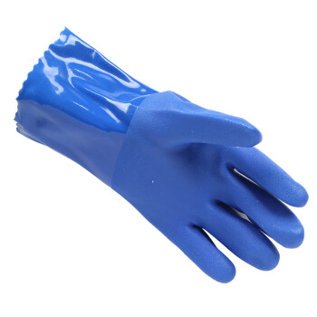 东亚/博尔格 501耐油浸塑手套 耐酸碱耐磨防滑 重工业防护PVC橡胶手套 定做 均码 5副