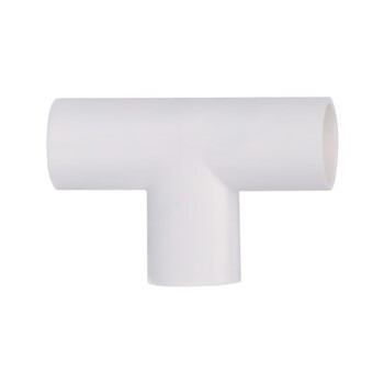 联塑 LESSO 管三通PVC电工套管配件白色 φ50