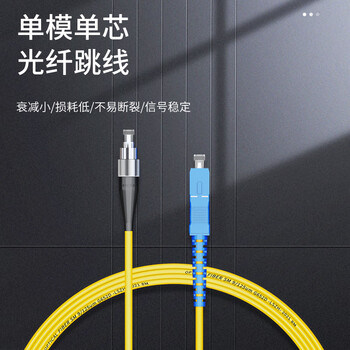 天背（Tianbei）TB-G141W 工程级光纤跳线尾纤单模单芯1米FC-SC 低烟无卤外被跳线光纤网线