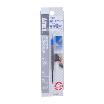 安力士牌（ANEX）进口精密螺丝刀No.87梅花型螺丝批 钟表批 眼镜拆卸工具 T2X25mm