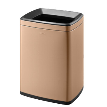 南 SF20-F02 环境桶 香槟金 商用酒店宾馆客房不锈钢 南方垃圾桶 房间桶 果皮桶 内桶容量20升