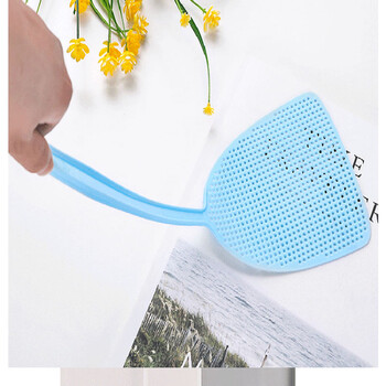 云筑  苍蝇拍 灭蚊拍 耐用网面加长柄 颜色随机 一个价格  不零售20把起售