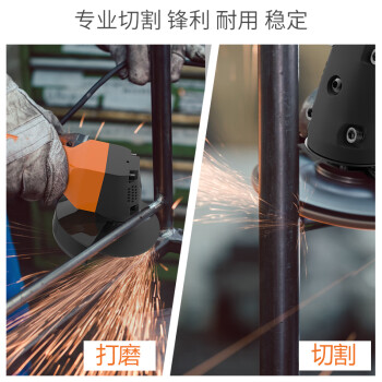 卡夫威尔 气动角磨机 工业级抛光打磨机除锈 切割轮机角向磨光 4寸 AS4072