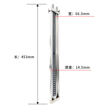 匡建仪表（CONJANT）BYY型不锈钢U型压力计 封闭式压差表 水柱表测压天然气管道压力计 压差计 正负2000pa