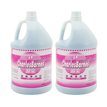 超宝（CHAOBAO）DFF022 玻璃清洁剂  3.78L酒店宾馆商用玻璃除污剂玻璃水 4桶/箱