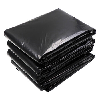 庄太太 【黑色50*60/100只】大号塑料加厚垃圾袋被子打包袋