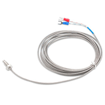 匡建仪表（CONJANT）K型热电偶,M6/M8螺钉式 小型热电偶 ,电热温度传感器温度仪表传感器探头 M8-K型1米 