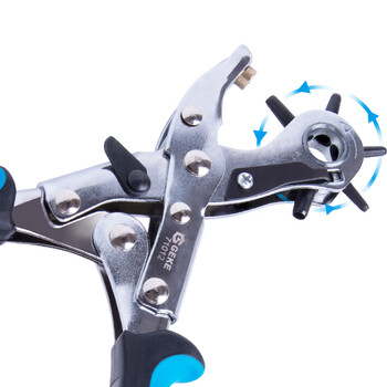 铬克 GEKE 71012 省力型圆孔扁孔打孔钳