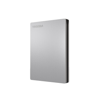 东芝（TOSHIBA）1TB 移动硬盘机械 Slim系列 USB3.2 Gen 1 2.5英寸 银色 兼容Mac 金属超薄 密码保护 轻松备份