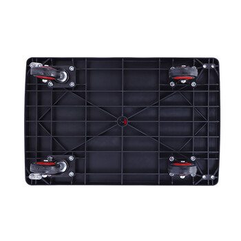 震迪手推车60*90承重600斤折叠平板仓库工具车KC811乌龟车