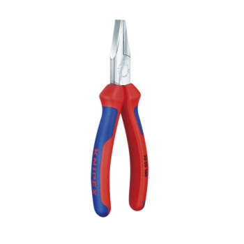 凯尼派克（KNIPEX）20 05 160 扁嘴钳 镀铬 双色手柄 160mm 切割类工具 钢