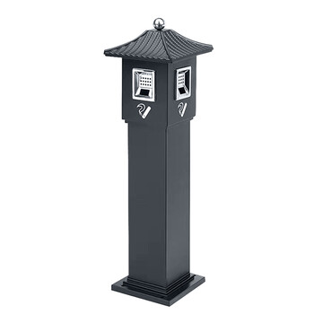 和畅（HC）GPX-114 座地烟灰柱 皱纹灰 烟蒂柱 烟灰桶 立式烟灰缸