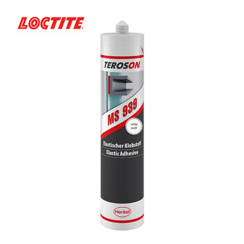 乐泰/loctite MS 939 弹性密封强力胶高强度耐候环保密封内外部接缝汽车车厢工业弹性胶粘剂白色 310ml 1支