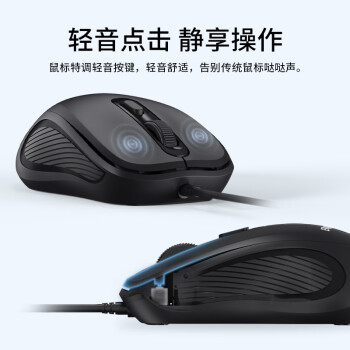 联想异能者 有线键盘鼠标套装 键鼠套装鼠标垫 全尺寸防泼溅 商务办公台式机/小新适用 黑色