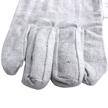 谋福 CNMF【特防认证】帆布手套加厚劳保手套 一打10副  803522