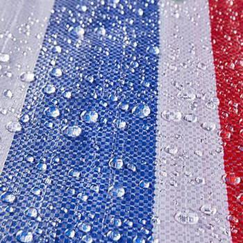 聚远 JUYUAN 4*15 彩条布防水布防雨布 塑料布雨篷布 防晒防尘防风布 4mx15m/袋