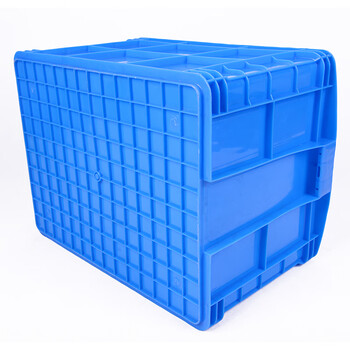 金兽 周转箱 外径545*430*325mm仓库整理箱塑胶箱物料箱收纳箱转运箱 GZ1057蓝色