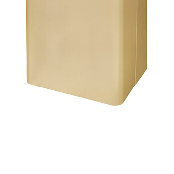 南 GPX-174 南方长形圆角翻转盖烟灰桶 杏色 大厅大堂电梯口立式烟灰桶垃圾筒 果皮桶