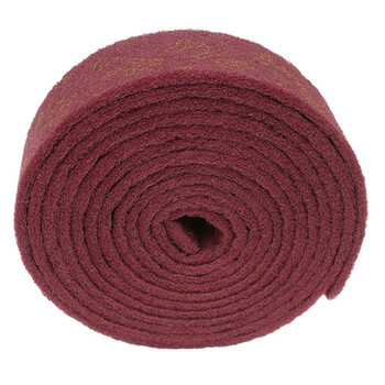 海斯迪克 HK-7005 百洁擦拭布 工业清洁布 打磨除锈红色拉丝清洁布 红色7厘米*5.8米