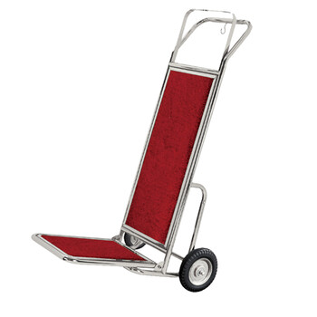 南 XL-2B 手推行李车 行李搬运车酒店箱包运送车静音轮推车 镜钢