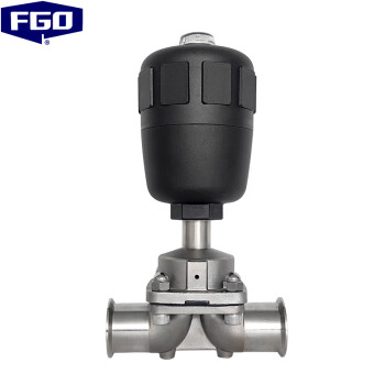 FGO 气动隔膜阀 塑料头卫生级快装四氟双膜 WSG681F-10R DN25