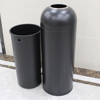 迪恩斯（DEANS）奶茶店垃圾桶大号商用公共场合咖啡店铺公用商场餐厅圆形无盖垃圾筒 